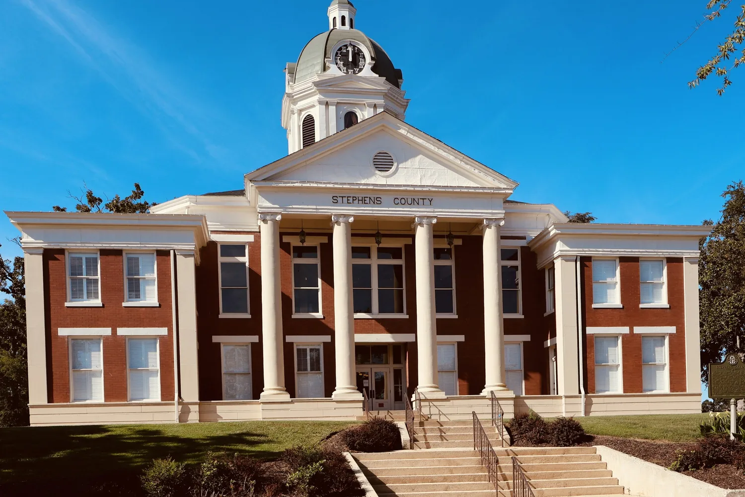 Stephens County courthouse in Georgia